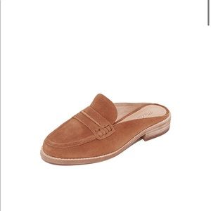 Madewell Elinor Suede Loafer Mule (Size: 6.5)